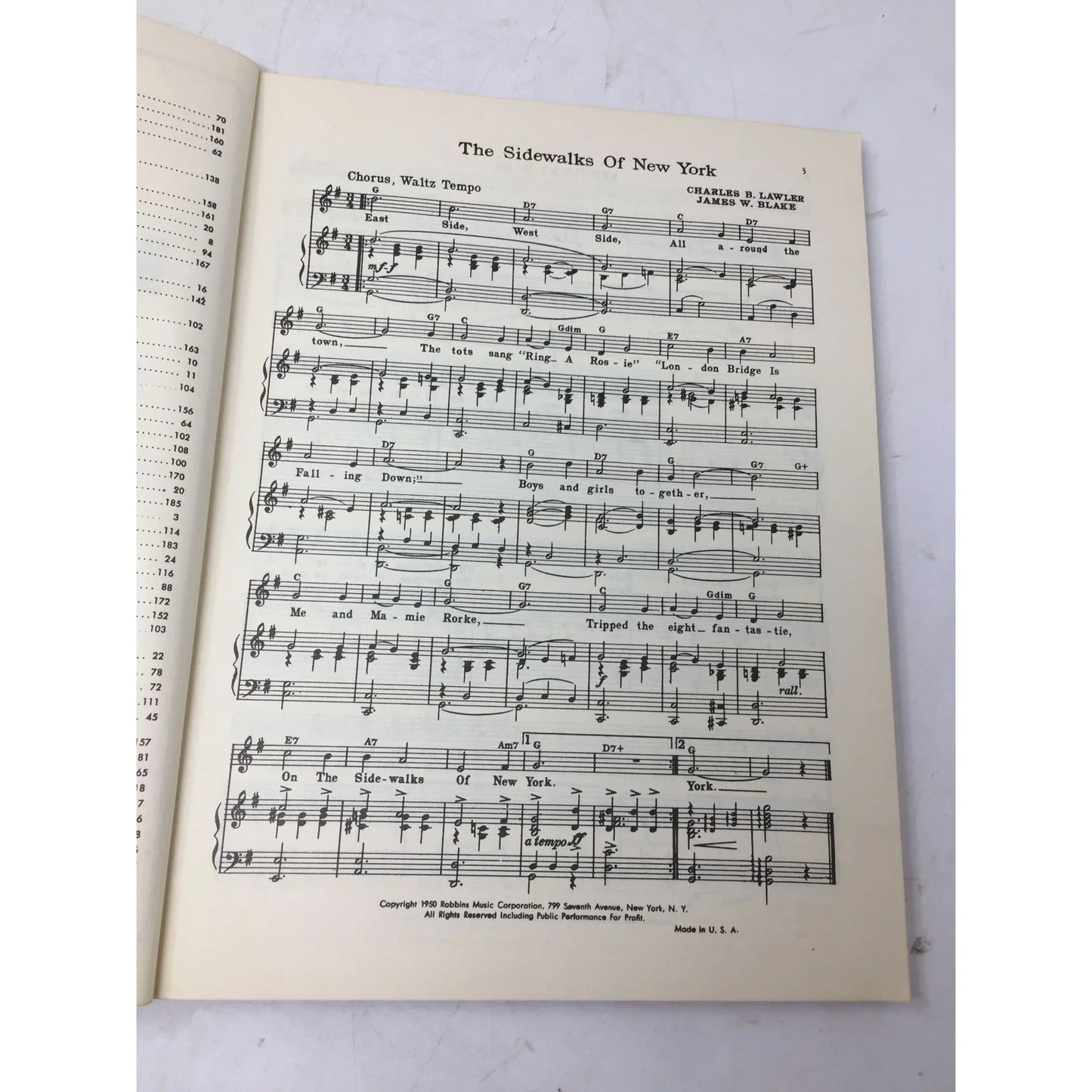 Mammoth Series No. 7 Robbins Mammoth Collection of Songs of The Gay Nineties - A+ Stuff - SHEET MUSIC - A+ Stuff