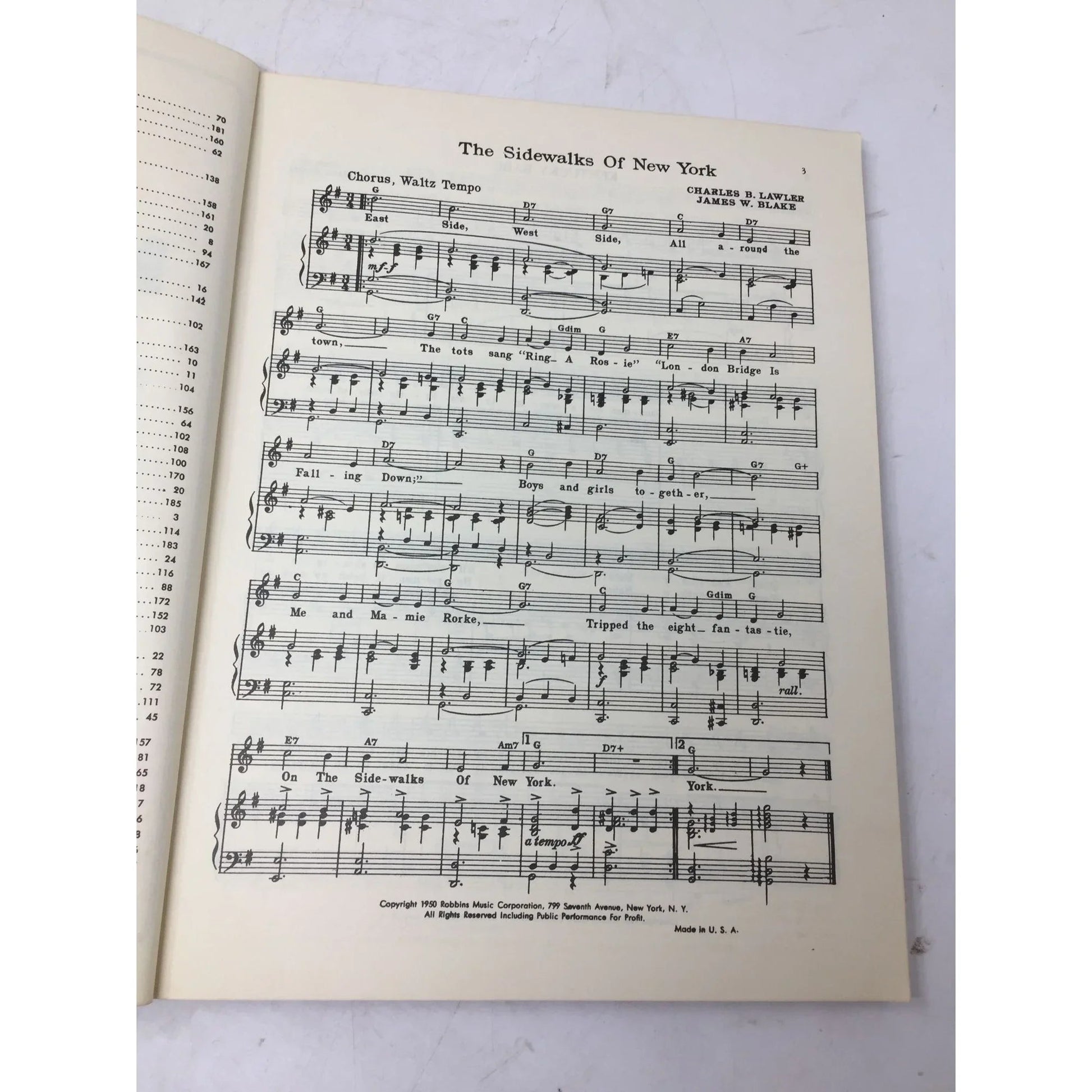 Mammoth Series No. 7 Robbins Mammoth Collection of Songs of The Gay Nineties - A+ Stuff - SHEET MUSIC - A+ Stuff