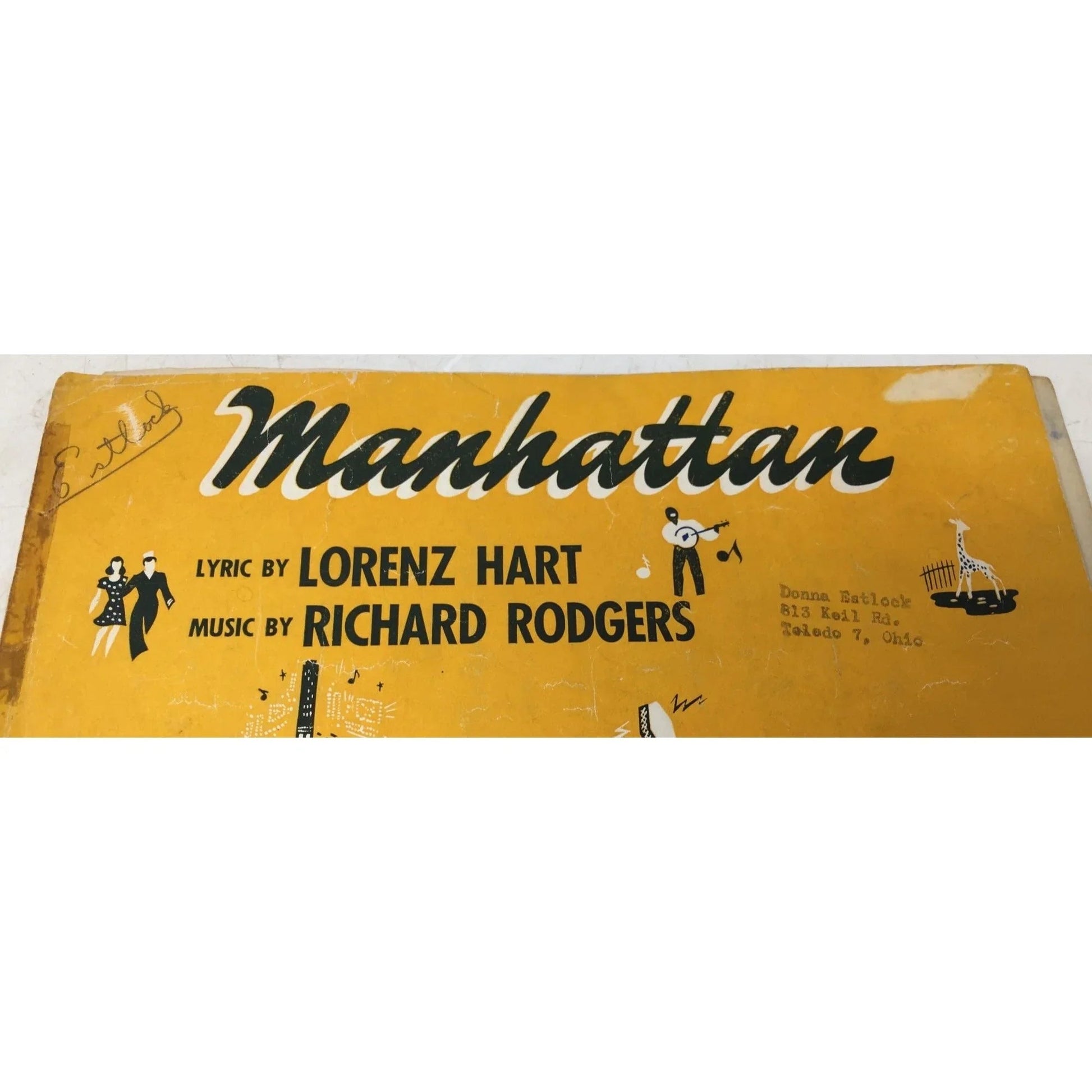 ''Manhattan'' by Lorenz Hart and Richard Rodgers - A+ Stuff - SHEET MUSIC - A+ Stuff