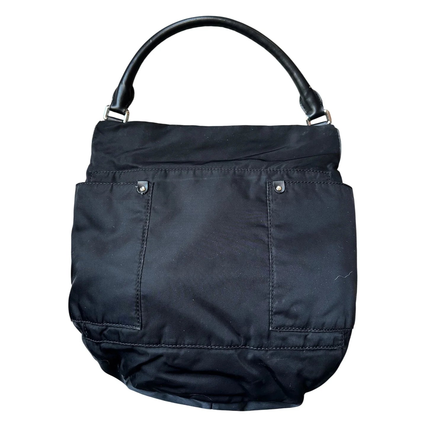 Marc by Marc Jacobs Black Nylon Tote with Leather Handle and Accents - Marc by Marc Jacobs - tote bag - A+ Stuff
