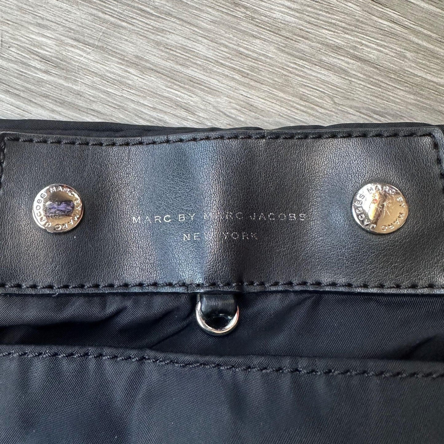 Marc by Marc Jacobs Black Nylon Tote with Leather Handle and Accents - Marc by Marc Jacobs - tote bag - A+ Stuff