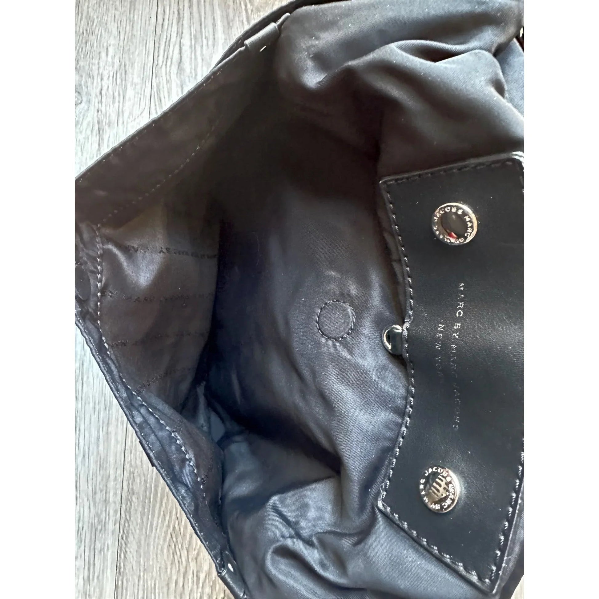 Marc by Marc Jacobs Black Nylon Tote with Leather Handle and Accents - Marc by Marc Jacobs - tote bag - A+ Stuff