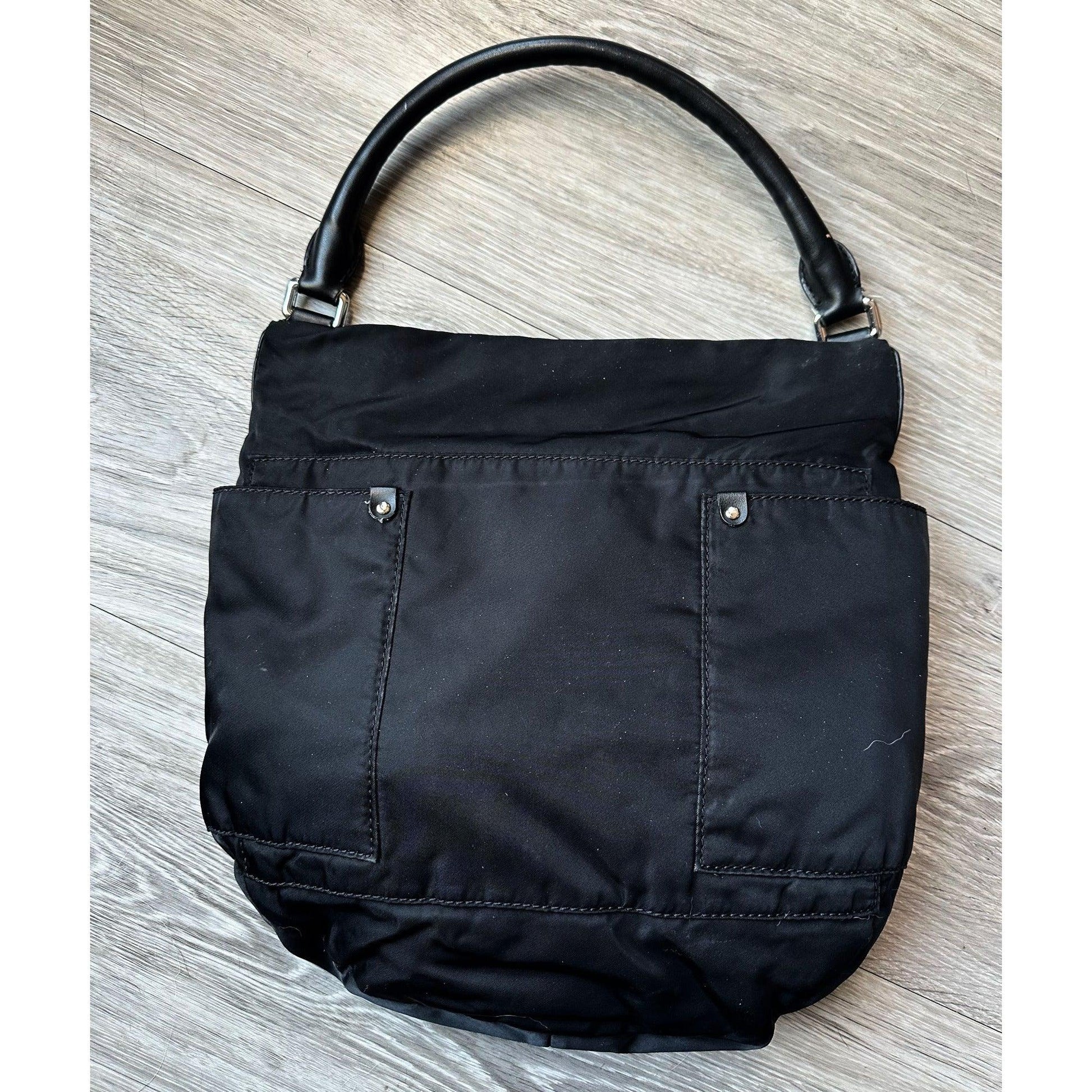 Marc by Marc Jacobs Black Nylon Tote with Leather Handle and Accents - Marc by Marc Jacobs - tote bag - A+ Stuff