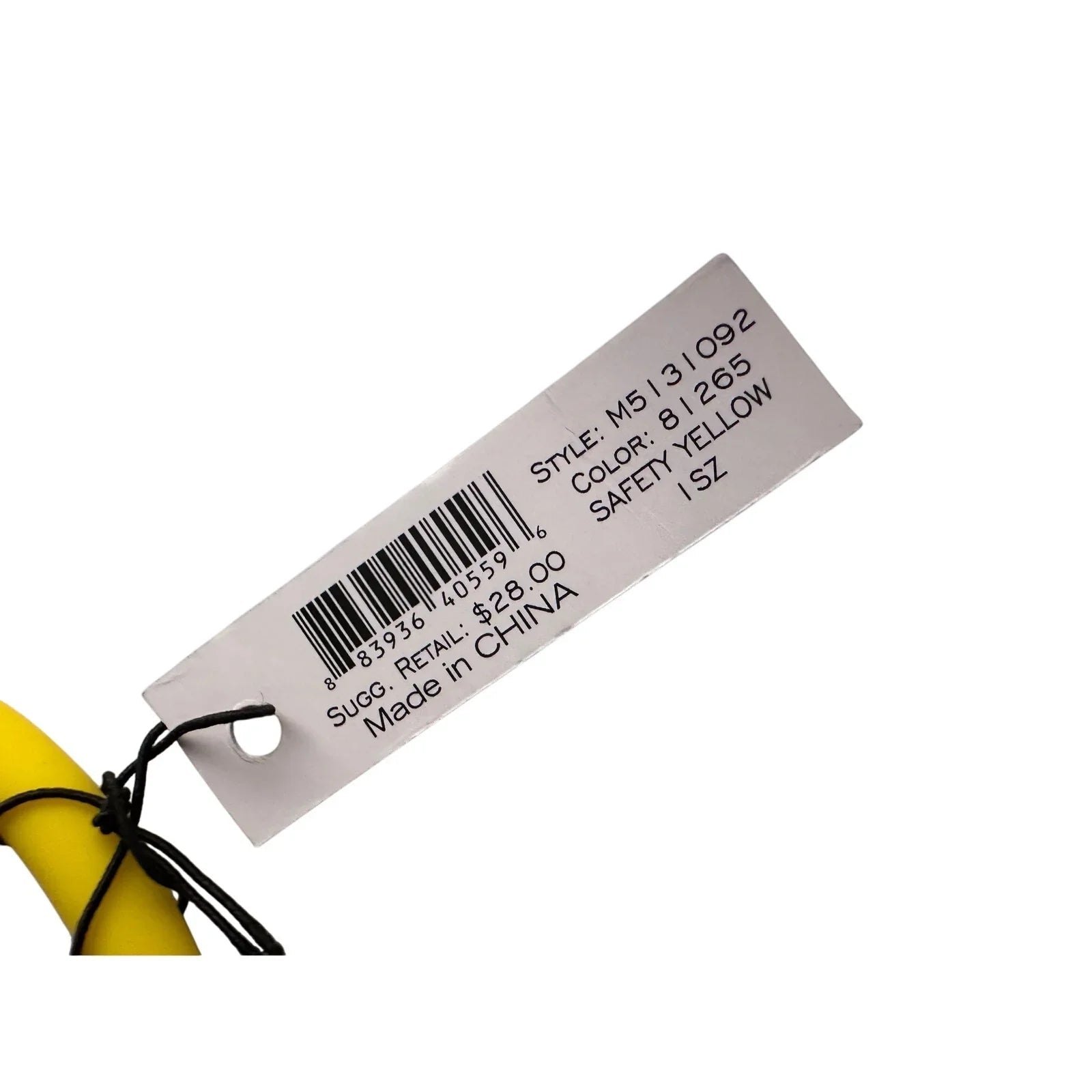 Marc by Marc Jacobs Safety Yellow Bangle Charm Bracelet NWT - Marc by Marc Jacobs - Bracelet - A+ Stuff