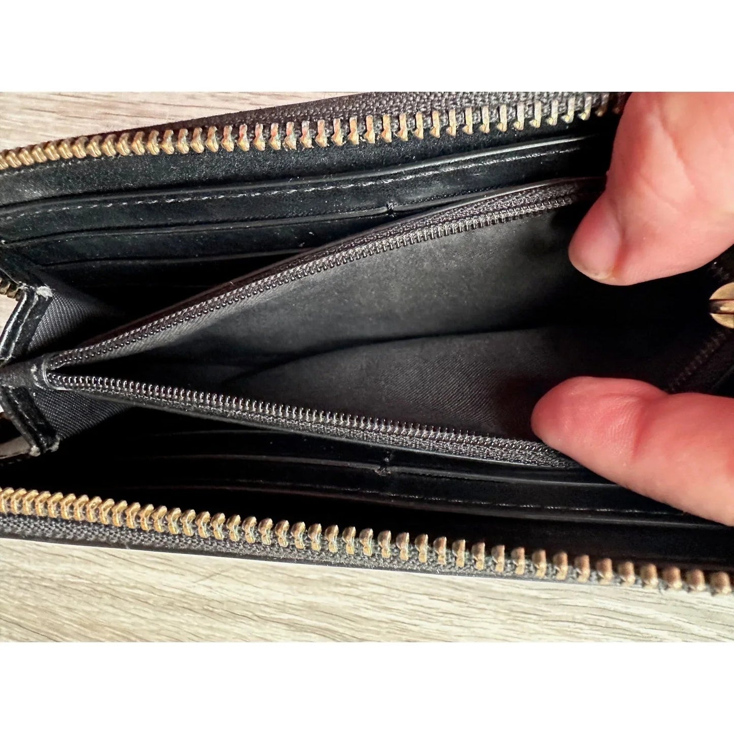 Marc Jacobs Black Canvas Zip Around Long Wallet - Marc Jacobs - Wallet - A+ Stuff