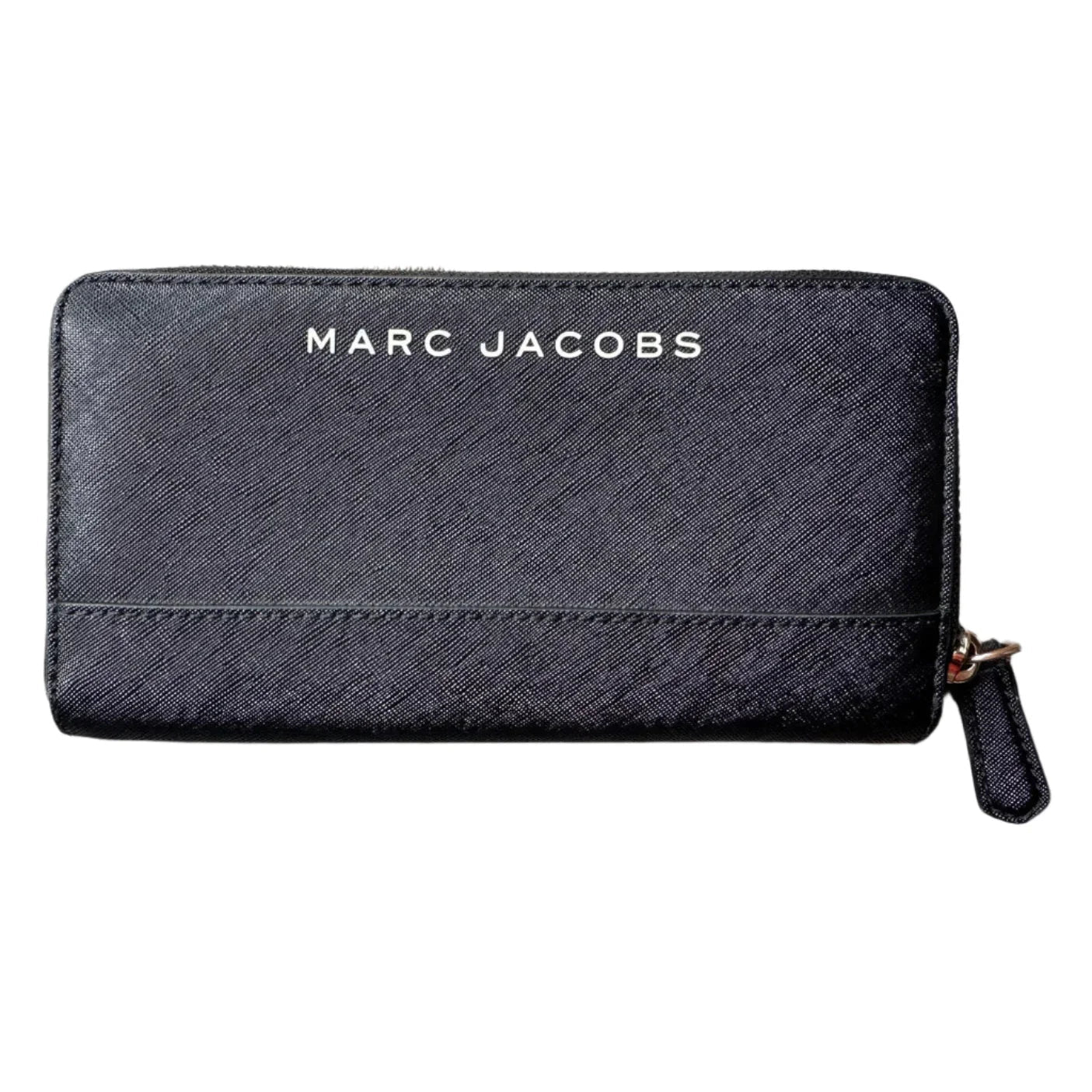 Marc Jacobs Black Canvas Zip Around Long Wallet - Marc Jacobs - Wallet - A+ Stuff