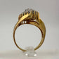 Marquise Cut 1/2 Carat Diamond Ring - Gold Overlaying Sterling Silver Size 8 - Ring - A+ Stuff