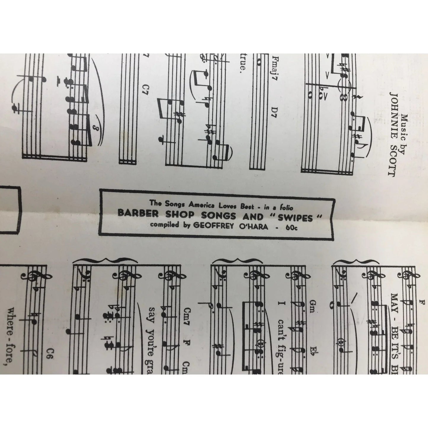 ''Maybe It's Because'' Vintage 1949 Sheet Music - A+ Stuff - sheet music - A+ Stuff