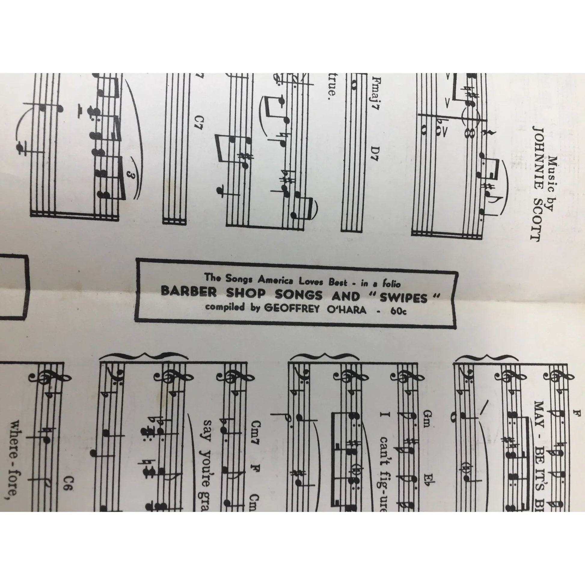 ''Maybe It's Because'' Vintage 1949 Sheet Music - A+ Stuff - sheet music - A+ Stuff