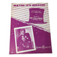 ''Maybe It's Because'' Vintage 1949 Sheet Music - A+ Stuff - sheet music - A+ Stuff