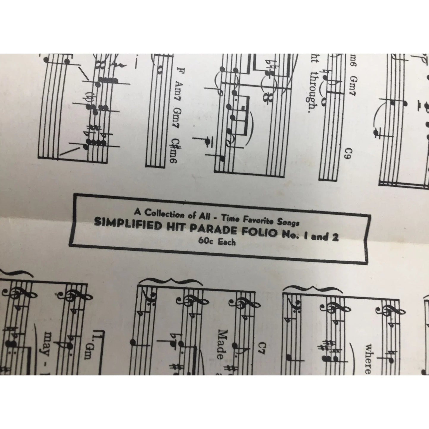 ''Maybe It's Because'' Vintage 1949 Sheet Music - A+ Stuff - sheet music - A+ Stuff