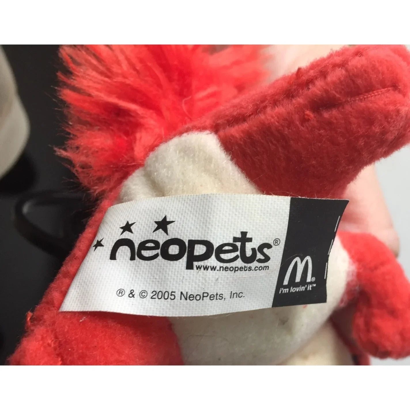 McDonalds 2005 Red Kyrii Neopets Pet Pet Plush Toy - neopets - Stuffed Animals - A+ Stuff