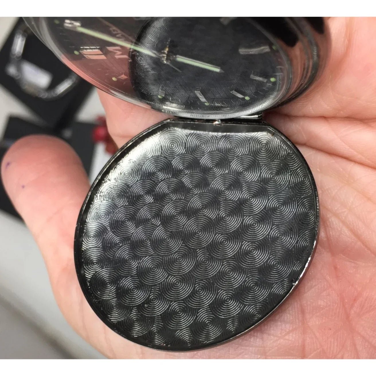 Men's James Michael (JM) Black/Silver Tone Pocket Watch - James Michael - pocketwatch - A+ Stuff