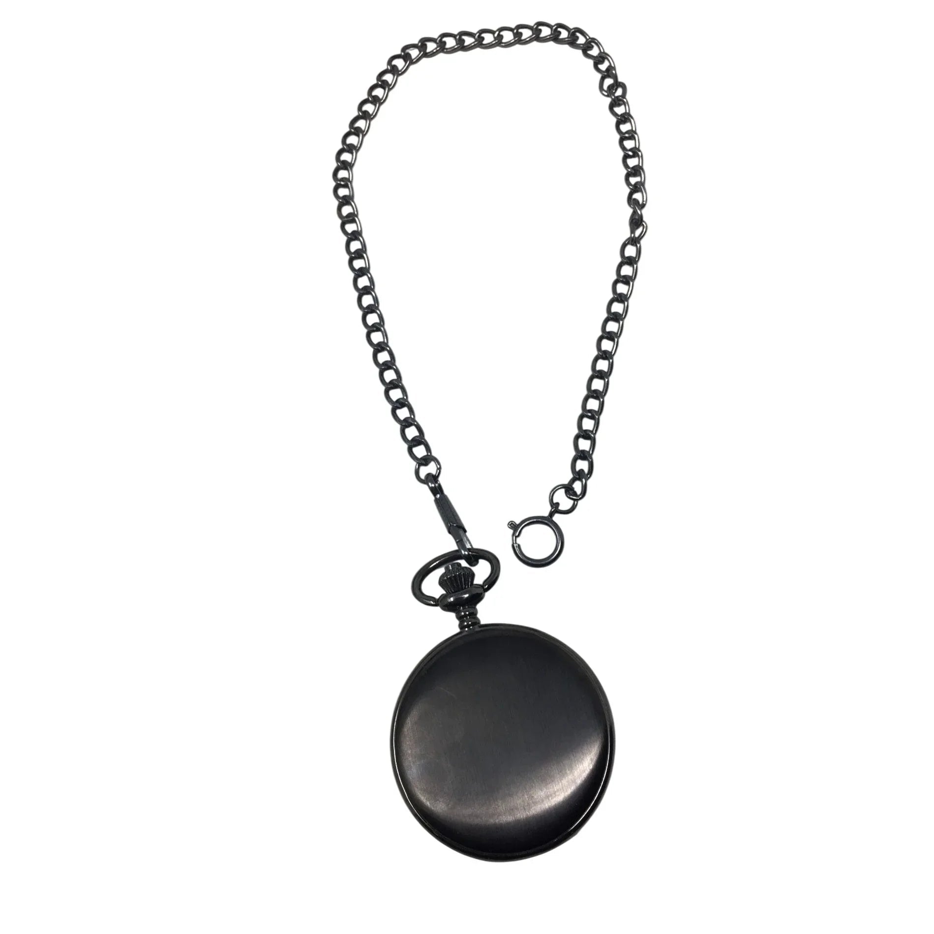 Men's James Michael (JM) Black/Silver Tone Pocket Watch - James Michael - pocketwatch - A+ Stuff