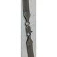 Men's Silver Tone Flat Herringbone Collar Necklace - A+ Stuff - Necklace - A+ Stuff