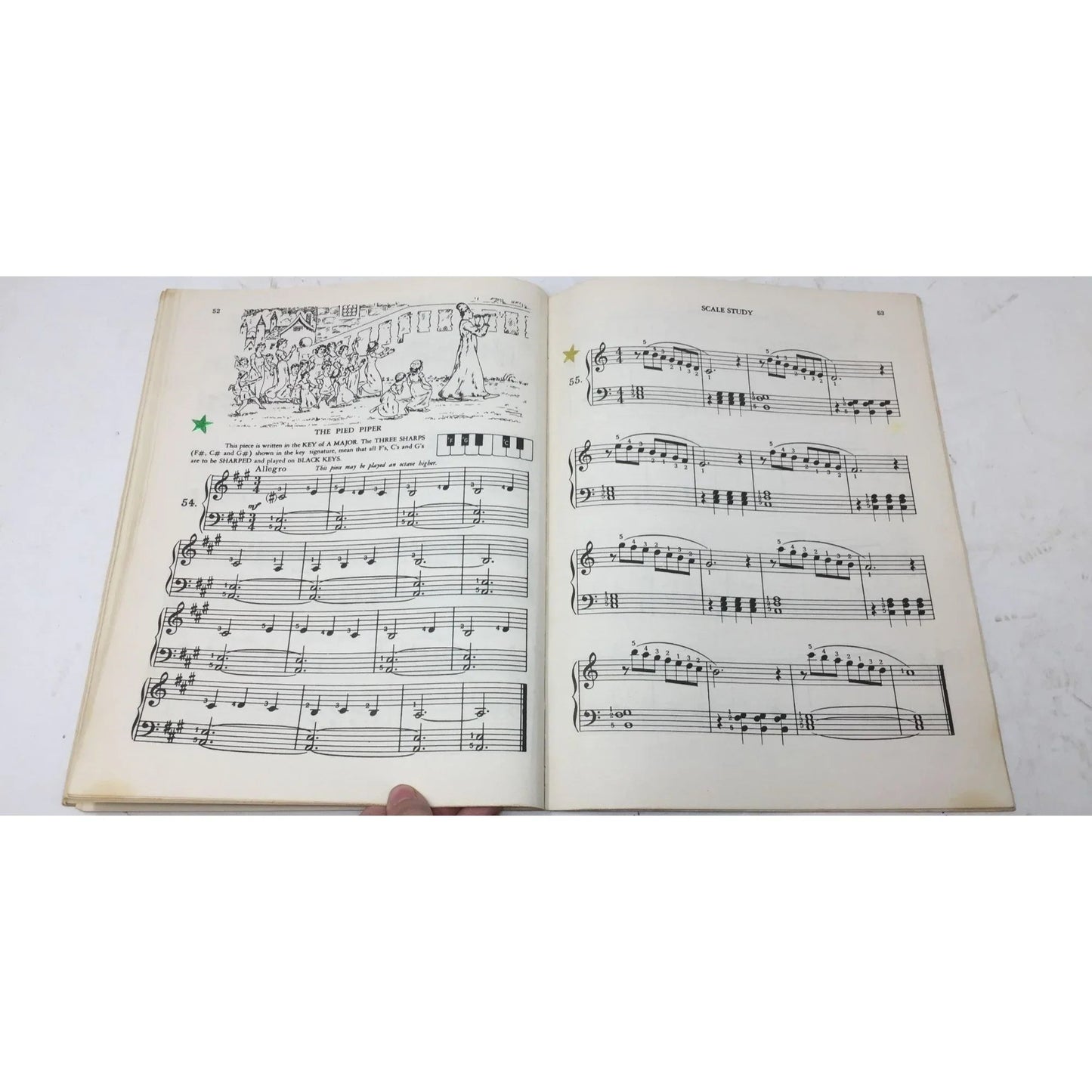 Michael Aaron Piano Course Grade 1 Vintage Sheet Music book - A+ Stuff - Sheet Music - A+ Stuff