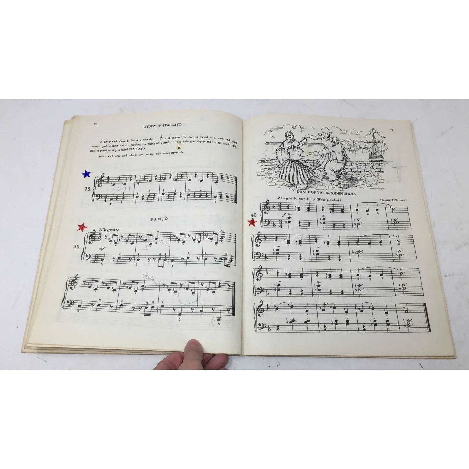 Michael Aaron Piano Course Grade 1 Vintage Sheet Music book - A+ Stuff - Sheet Music - A+ Stuff