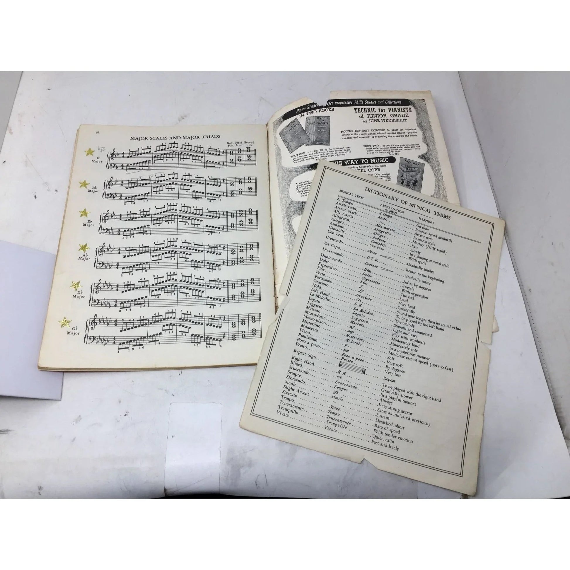 Michael Aaron Piano Course Grade 2 Vintage Sheet Music book - A+ Stuff - sheet music - A+ Stuff