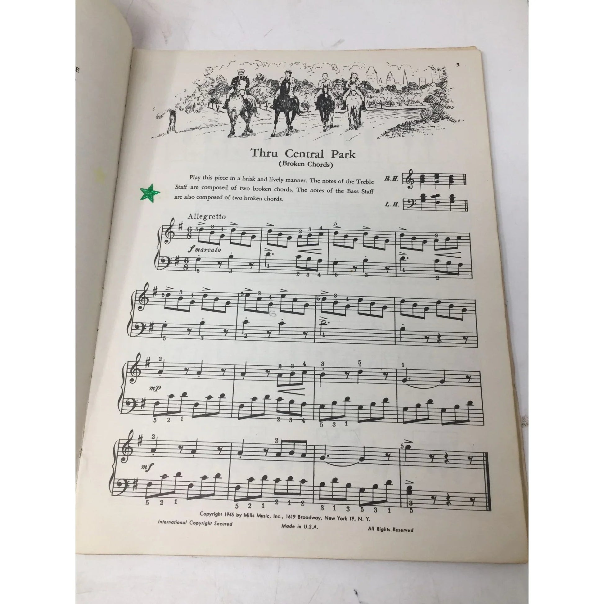 Michael Aaron Piano Course Grade 2 Vintage Sheet Music book - A+ Stuff - sheet music - A+ Stuff