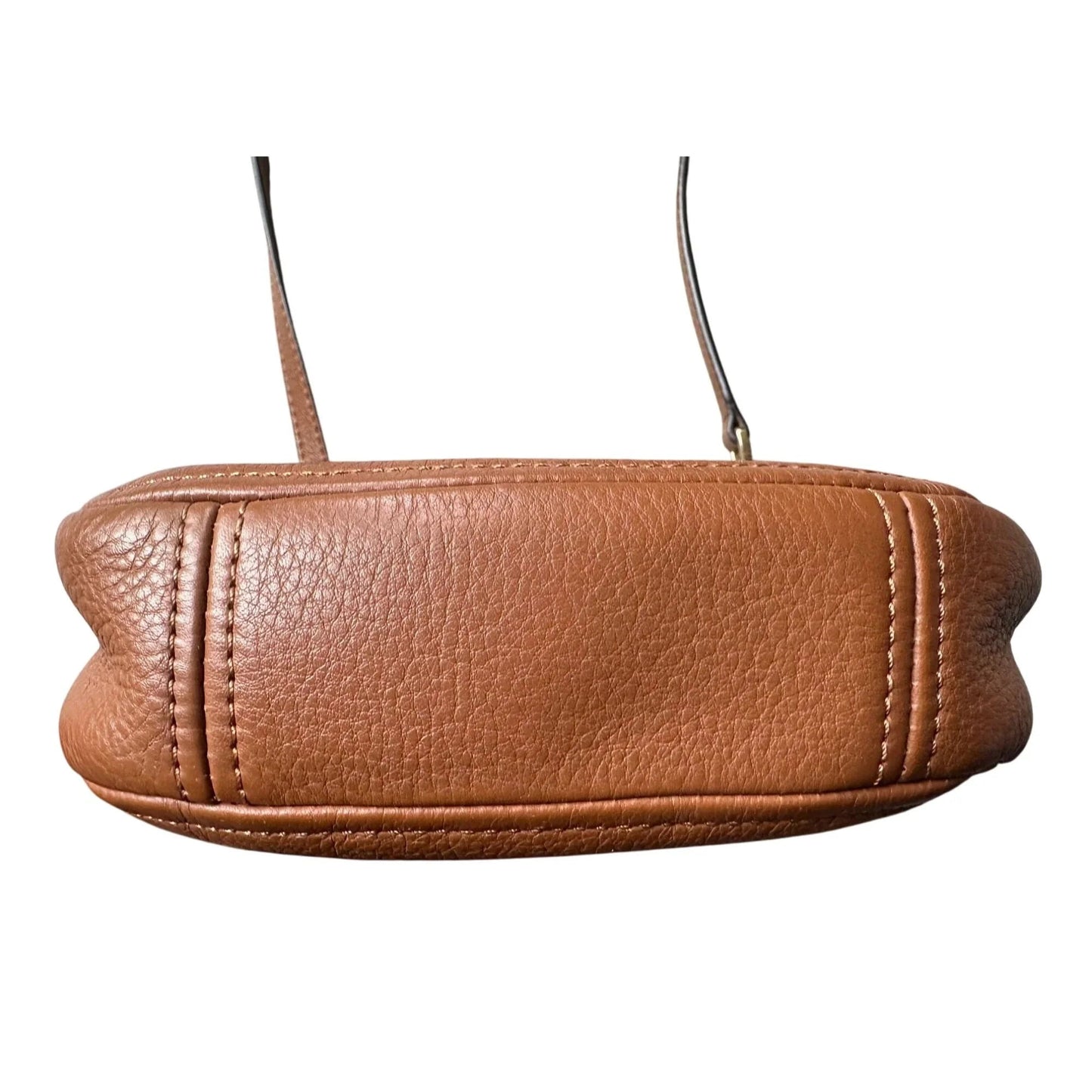 Michael Kors Chestnut Leather Crossbody Bag w Top Flap Pocket - A+ Stuff
