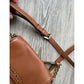 Michael Kors Chestnut Leather Crossbody Bag w Top Flap Pocket - A+ Stuff