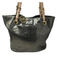 Michael Kors Jet Set Gray Leather Python Embossed Tote Bag - Michael Kors - Shoulder Bag - A+ Stuff
