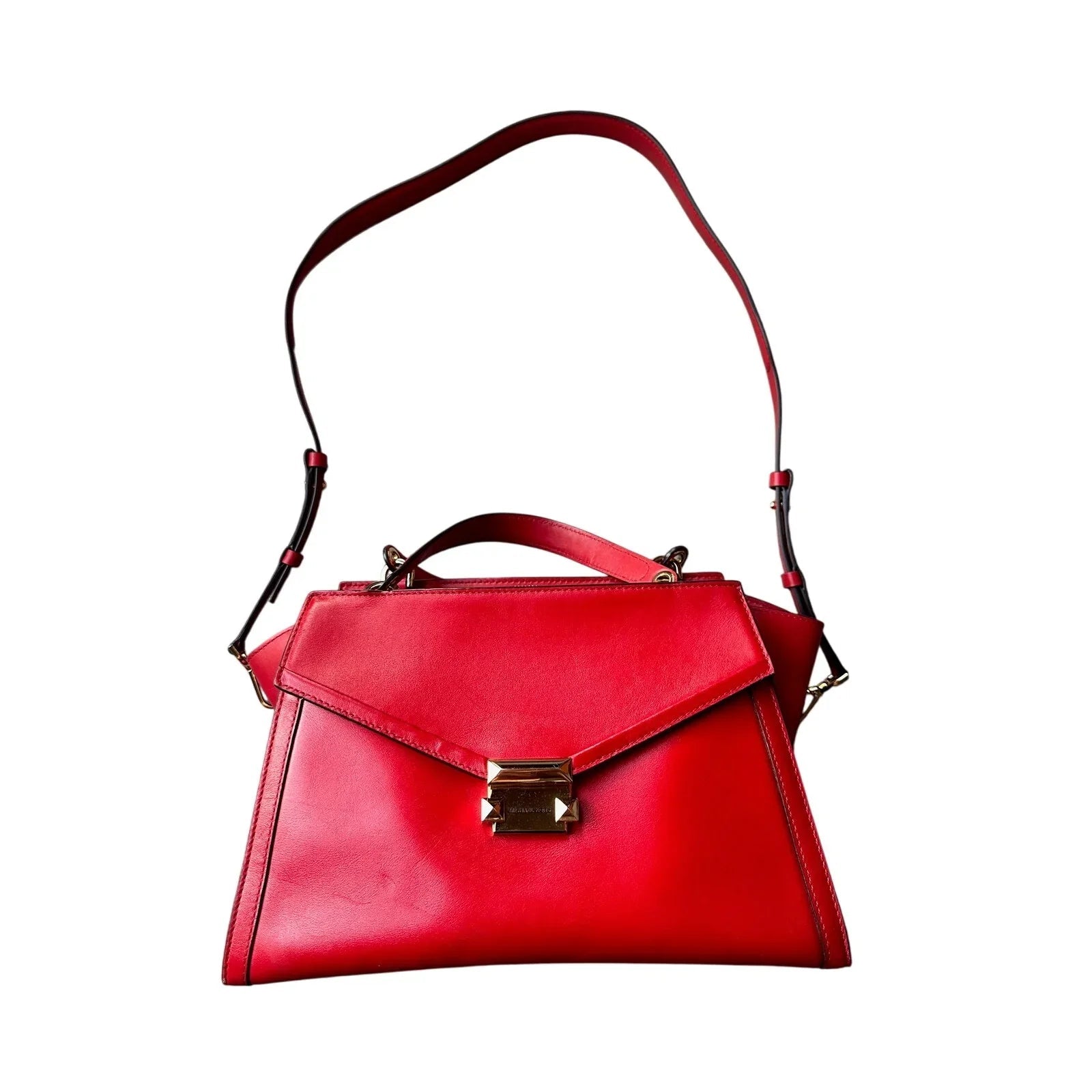 MICHAEL KORS Whitney Large Leather Satchel - Michael Kors - Designer bag - A+ Stuff