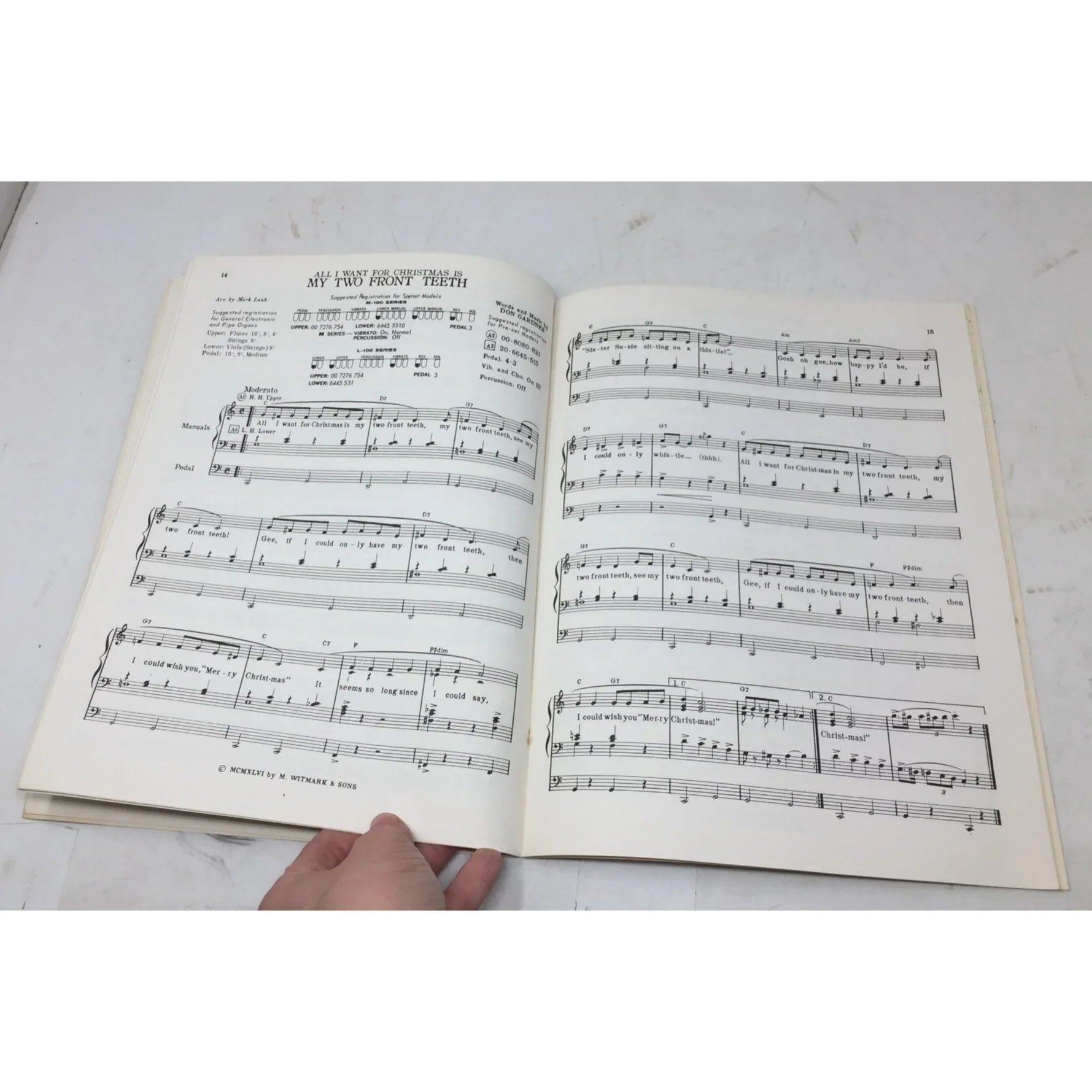 Million Record Song Hits MPH Series for All Organs No. 14 - A+ Stuff - Sheet Music - A+ Stuff