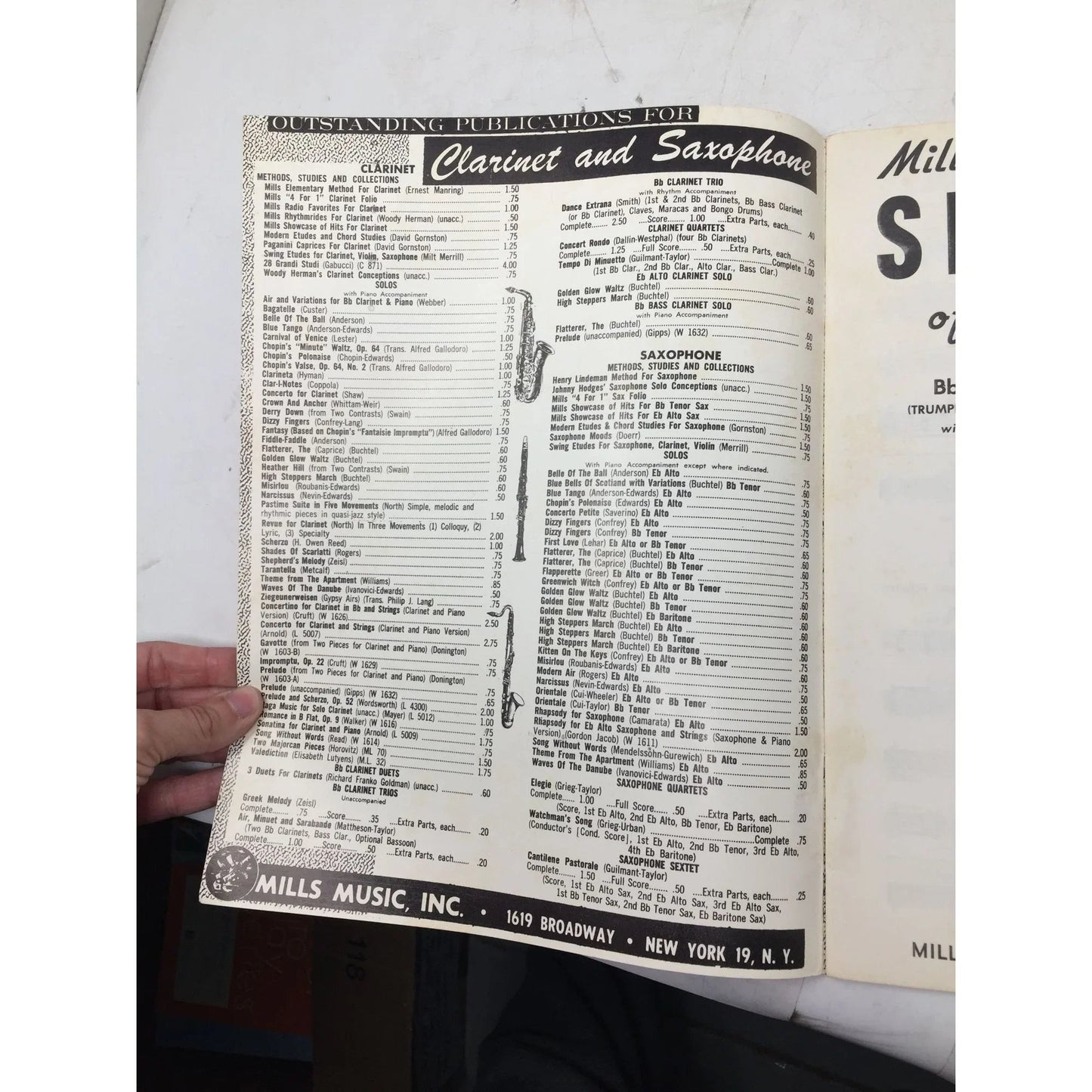Mills Showcase of Hits Vintage Sheet Music Book - A+ Stuff - SHEET MUSIC - A+ Stuff