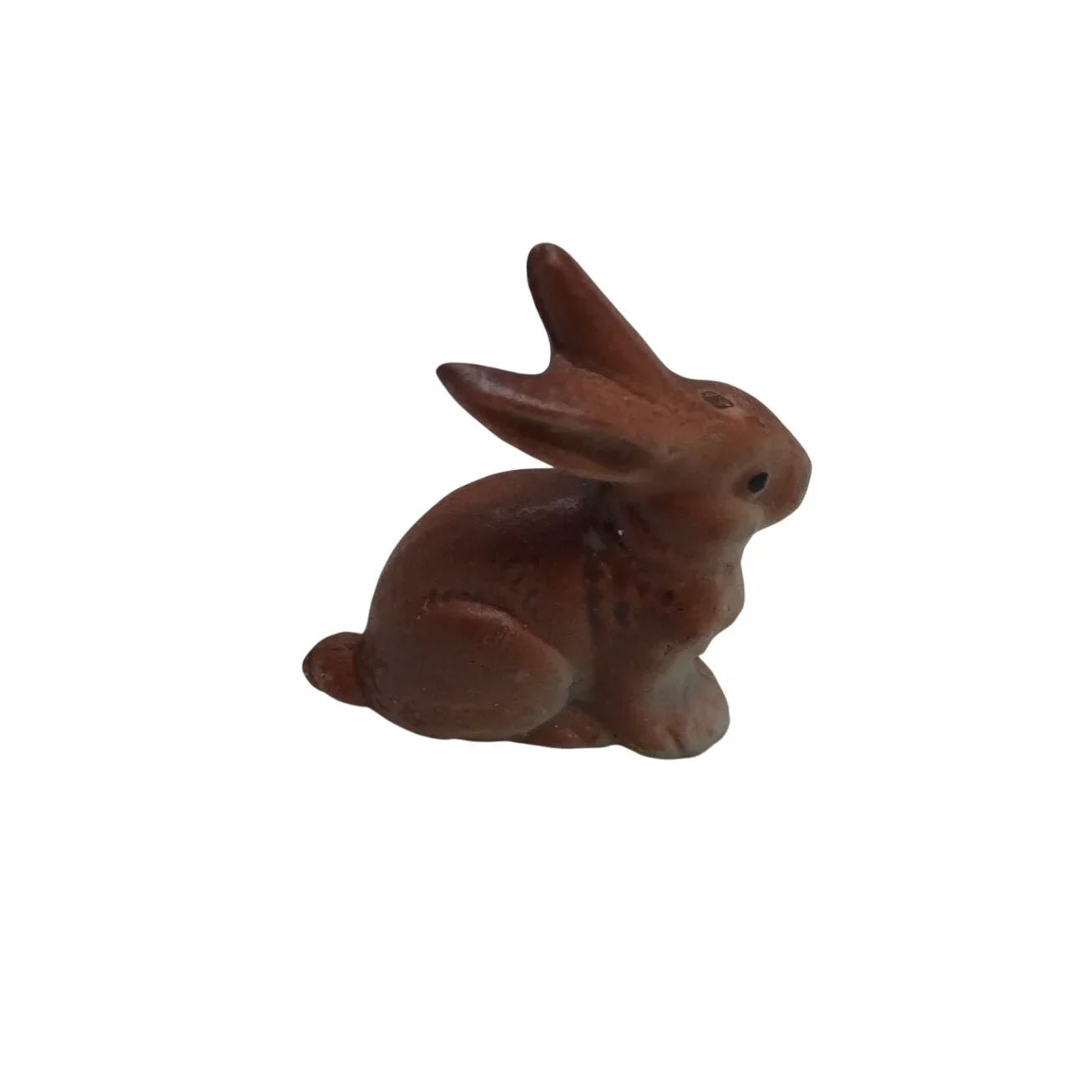 Miniature Brown Bunny Rabbit Ceramic Figurine - A+ Stuff - Figurines - A+ Stuff