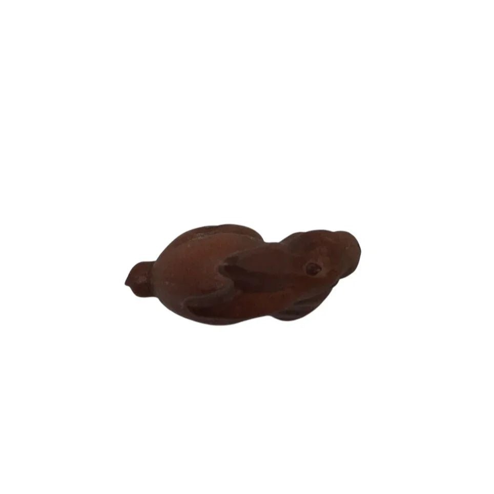 Miniature Brown Bunny Rabbit Ceramic Figurine - A+ Stuff - Figurines - A+ Stuff