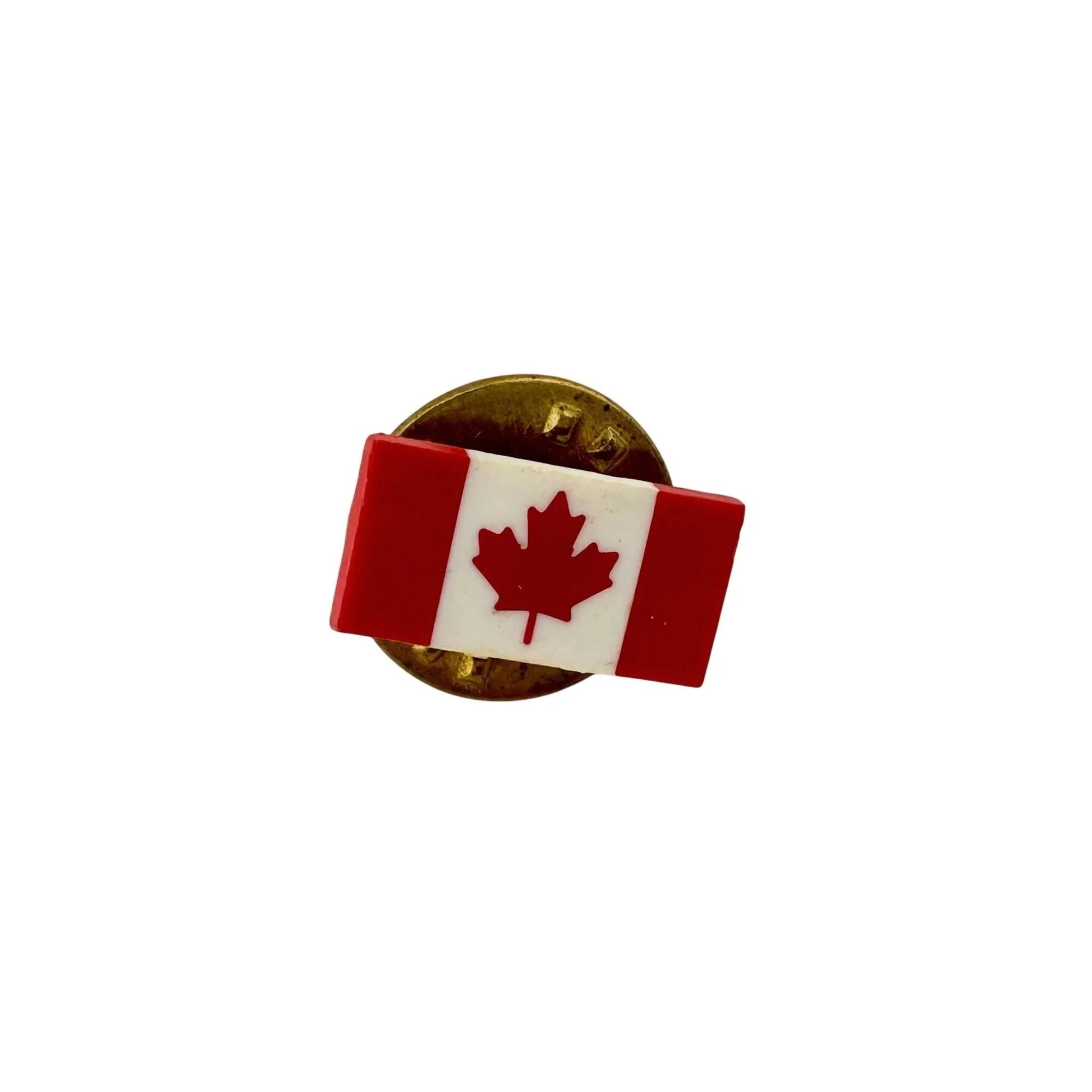 Miniature Canada Flag Lapel Pin Vintage Tie Tack Hat Pin - A+ Stuff - pin - A+ Stuff
