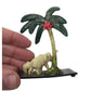 Miniature Carved Stone Elephants with Palm Tree Figurine - A+ Stuff - Figurines - A+ Stuff