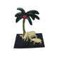 Miniature Carved Stone Elephants with Palm Tree Figurine - A+ Stuff - Figurines - A+ Stuff