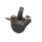 Miniature Gray and Pink Soft Elephant Figurine - A+ Stuff - figurines - A+ Stuff