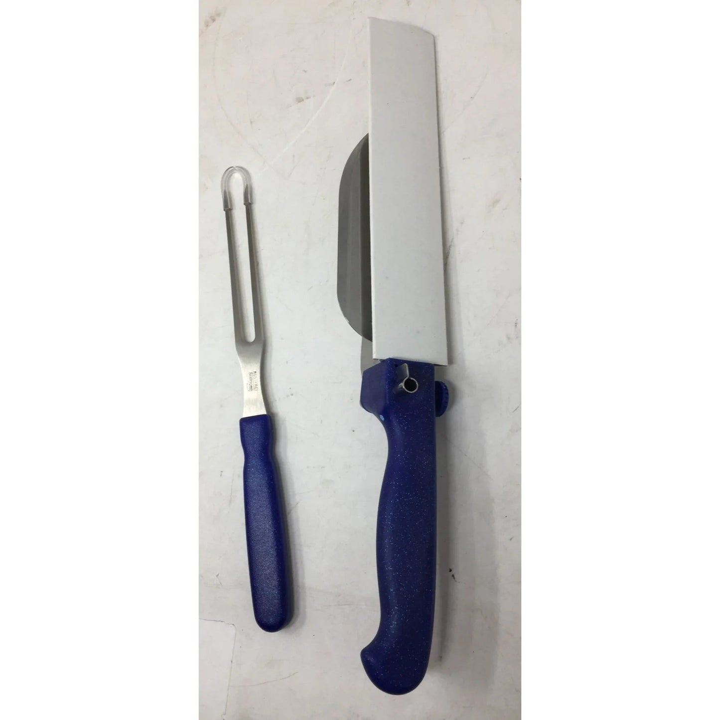 ''Miracle knife'' Cooking Prep Stainless Steel Knife and Fork With Cap - A+ Stuff - Cookware - A+ Stuff