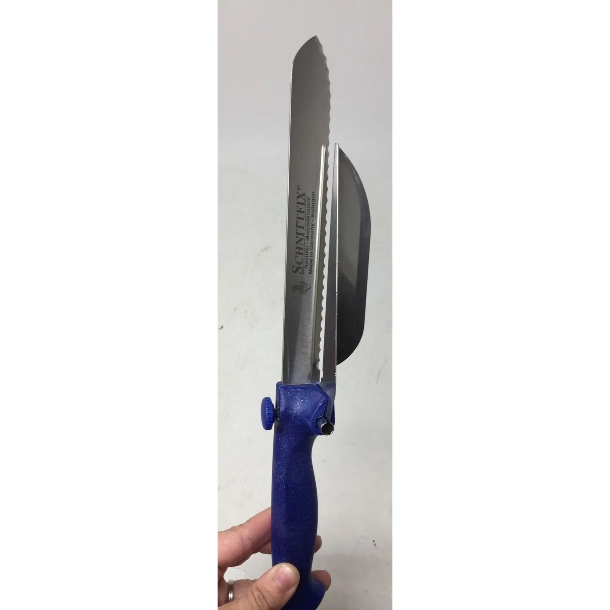 ''Miracle knife'' Cooking Prep Stainless Steel Knife and Fork With Cap - A+ Stuff - Cookware - A+ Stuff