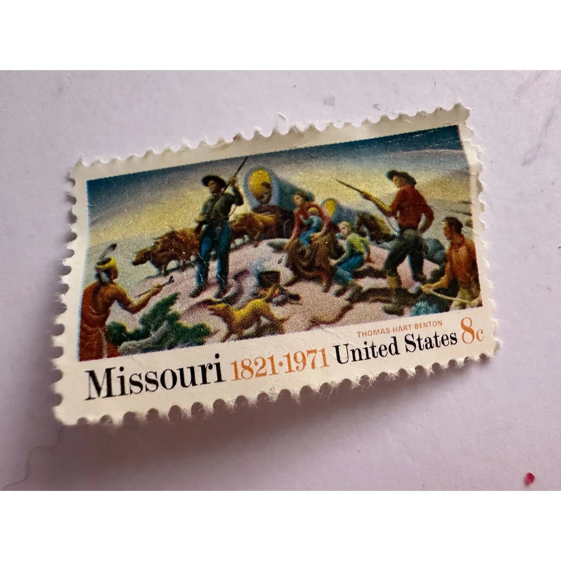 Missouri United States 8 cent stamp & New Mexico Statehood 4 Cent Stamp - A+ Stuff - Stamp - A+ Stuff
