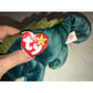 1997 Iggy the Iguana Beanie Baby *blue tie dye version* TY Beanie Baby  A+ Stuff Plush Toys / Stuffed Animals