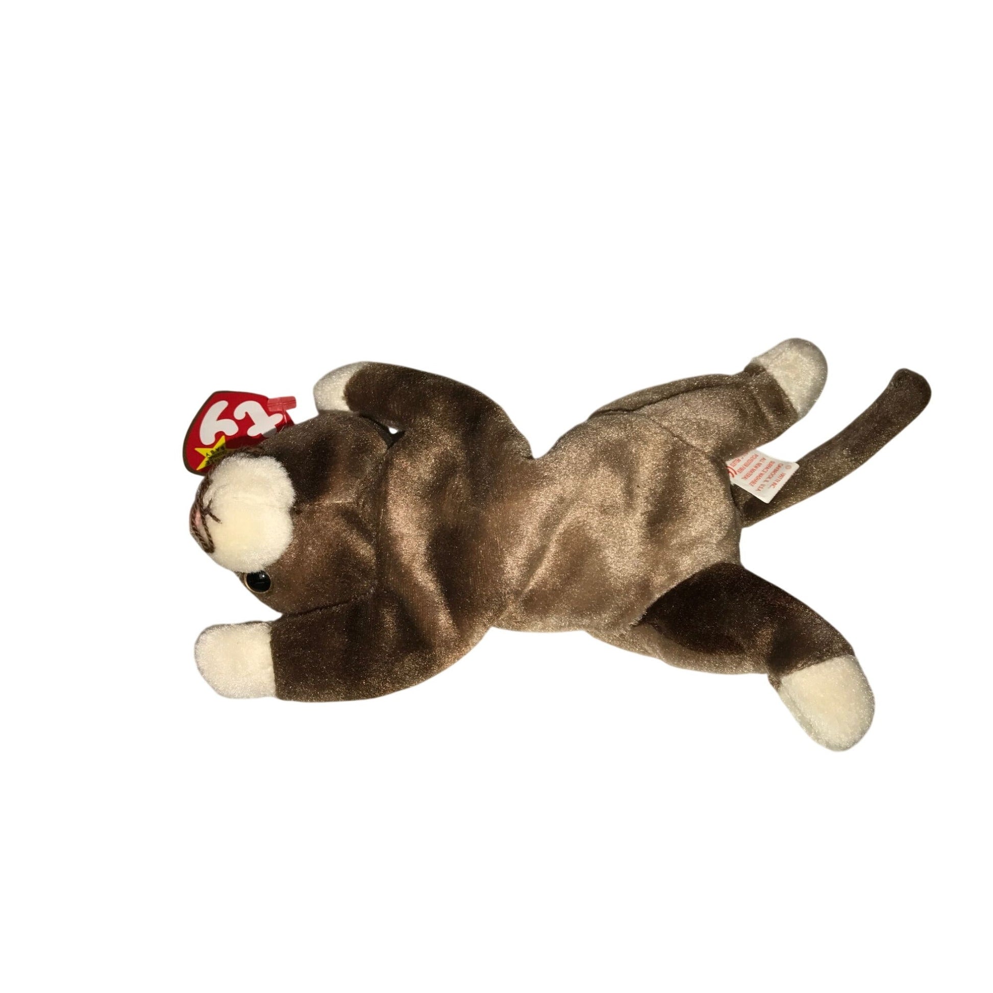 Vintage 1997 Pounce the Cat Beanie Baby TY Beanie Baby  A+ Stuff Plush Toys / Stuffed Animals