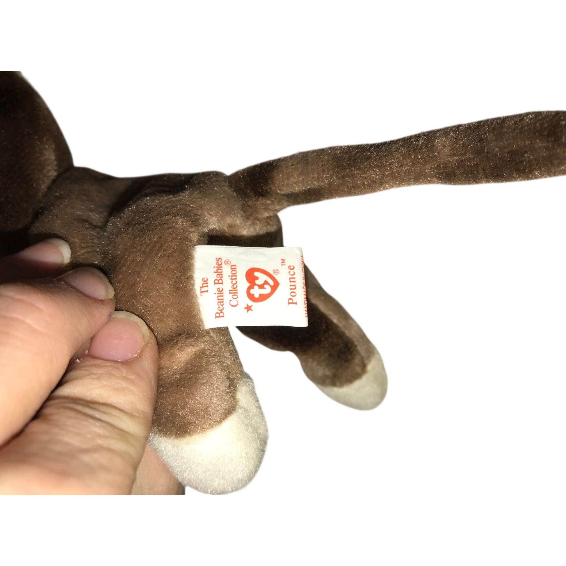 Vintage 1997 Pounce the Cat Beanie Baby TY Beanie Baby  A+ Stuff Plush Toys / Stuffed Animals