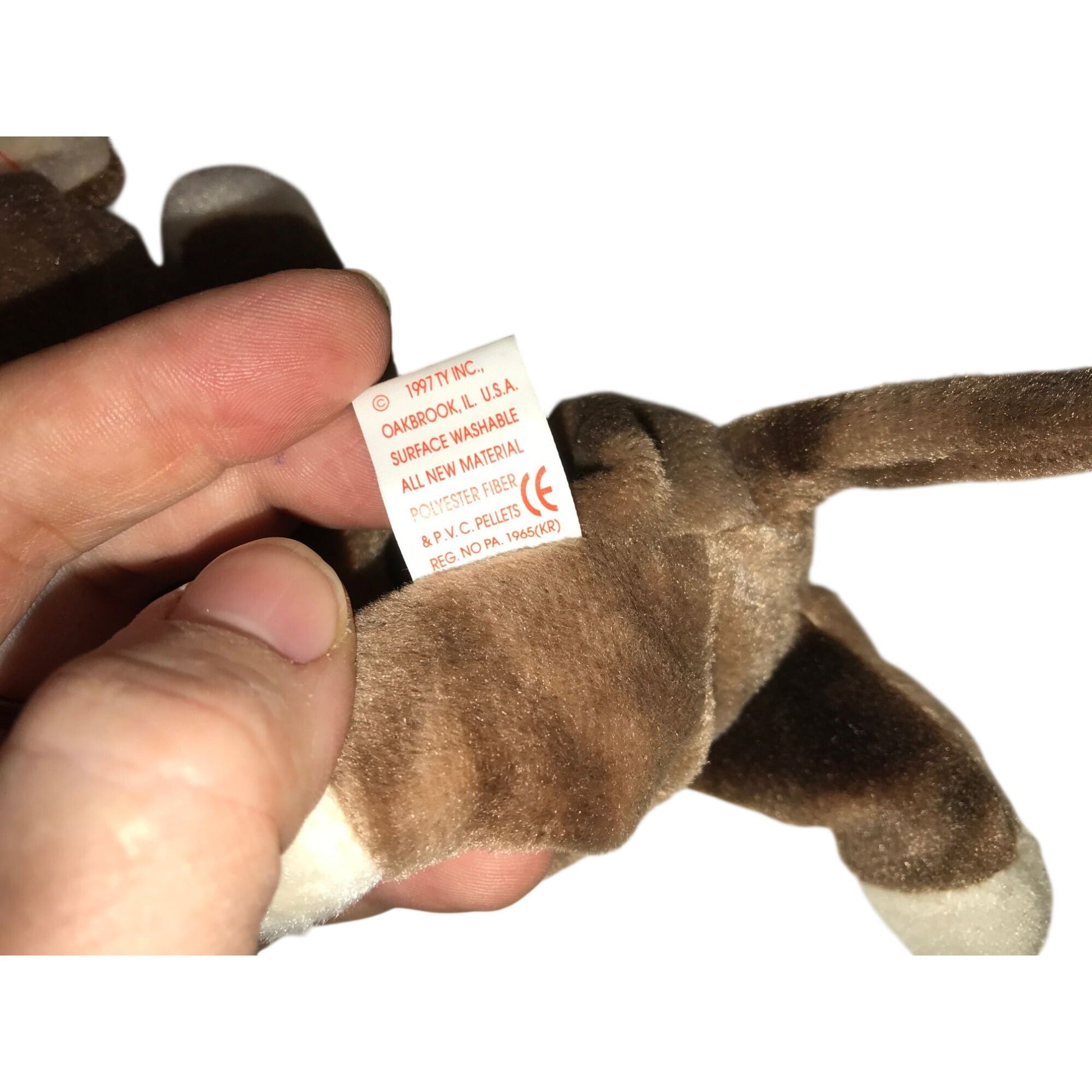 Vintage 1997 Pounce the Cat Beanie Baby TY Beanie Baby  A+ Stuff Plush Toys / Stuffed Animals