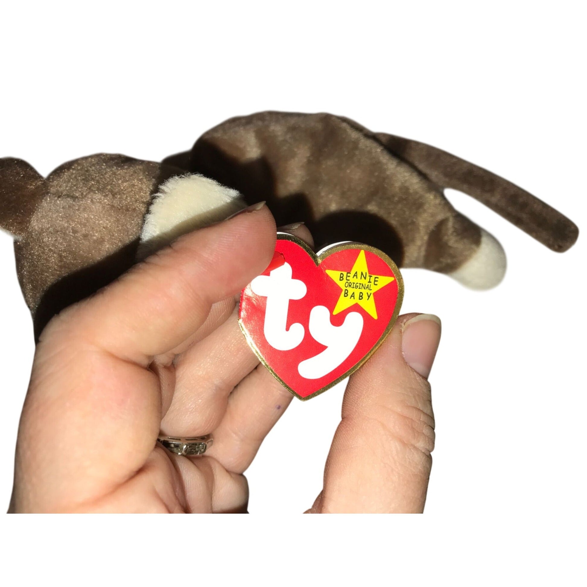 Vintage 1997 Pounce the Cat Beanie Baby TY Beanie Baby  A+ Stuff Plush Toys / Stuffed Animals