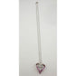 Pink Sapphire 'MOM' Heart Necklace with Diamond Accent