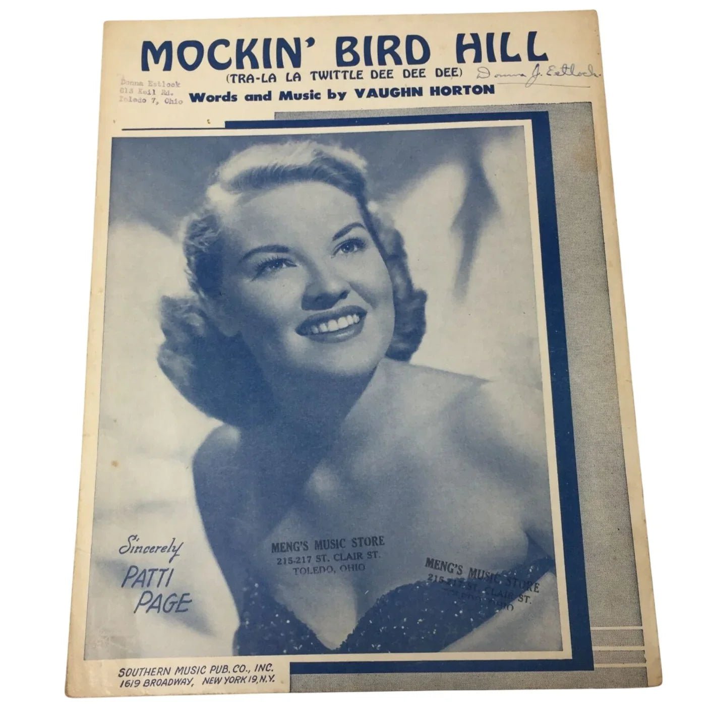 MOCKIN' BIRD HILL (Tra La La Twittle Dee dee dee) - A+ Stuff - sheet music - A+ Stuff