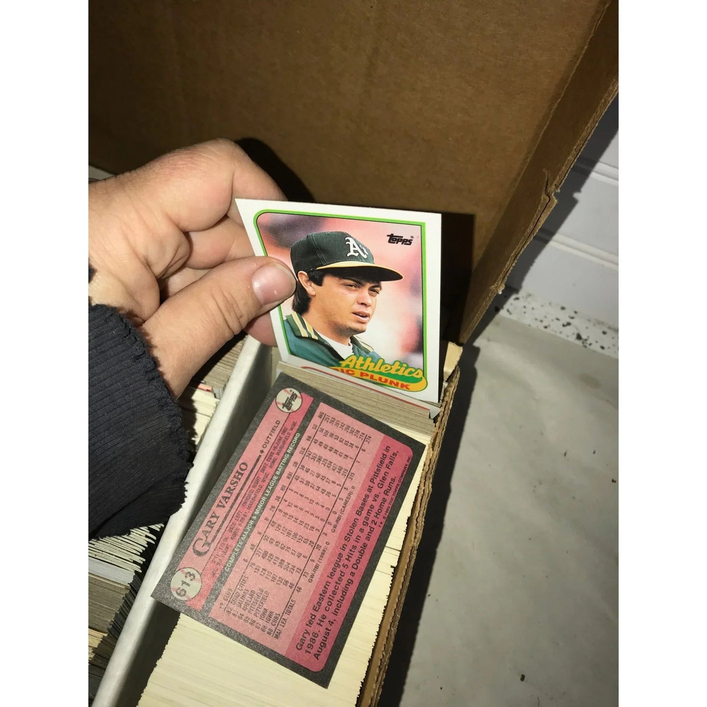 Monster Box of Baseball Cards (5000 card capacity for box) - Mostly 1980's - 90s Various Sports - Various - A+ Stuff
