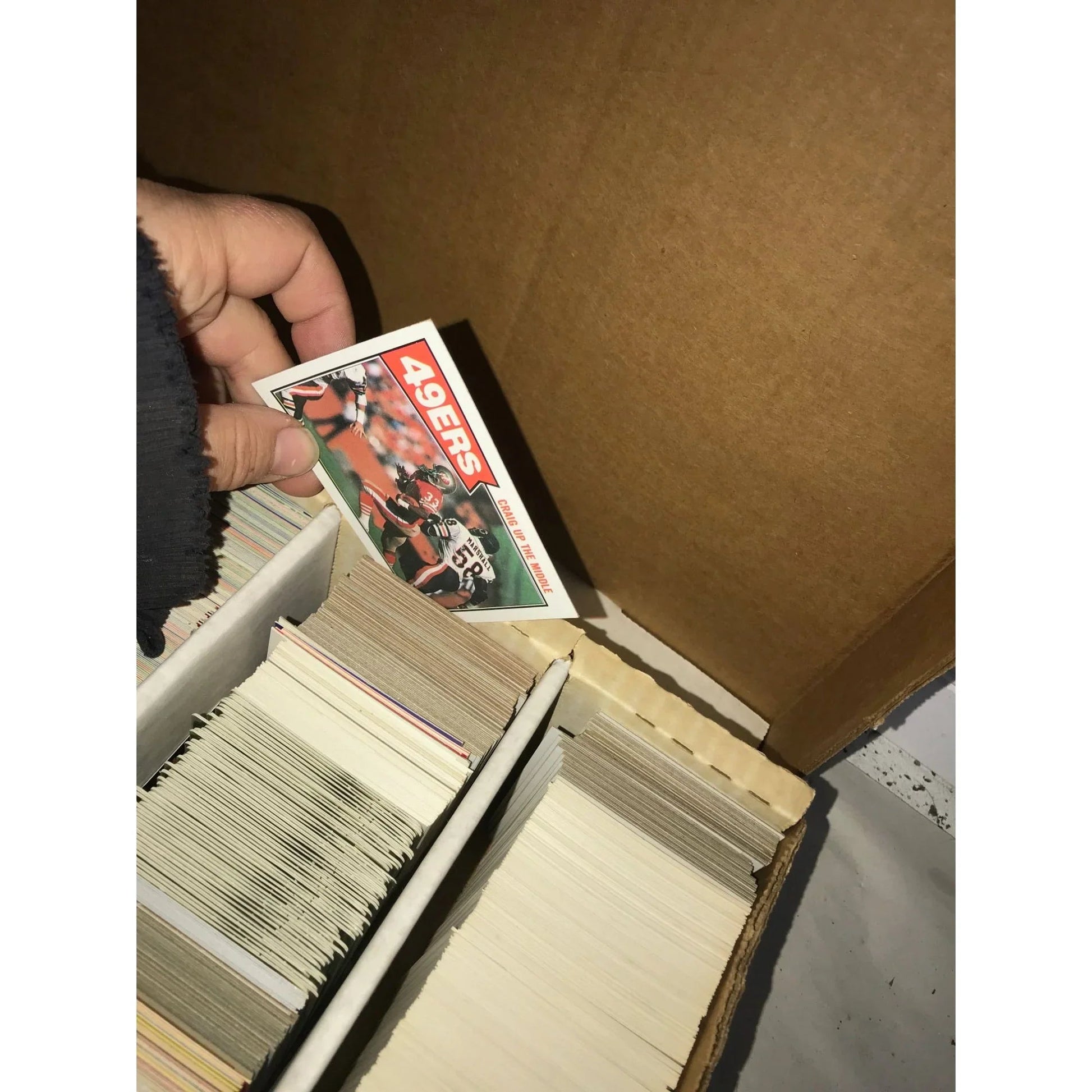 Monster Box of Baseball Cards (5000 card capacity for box) - Mostly 1980's - 90s Various Sports - Various - A+ Stuff