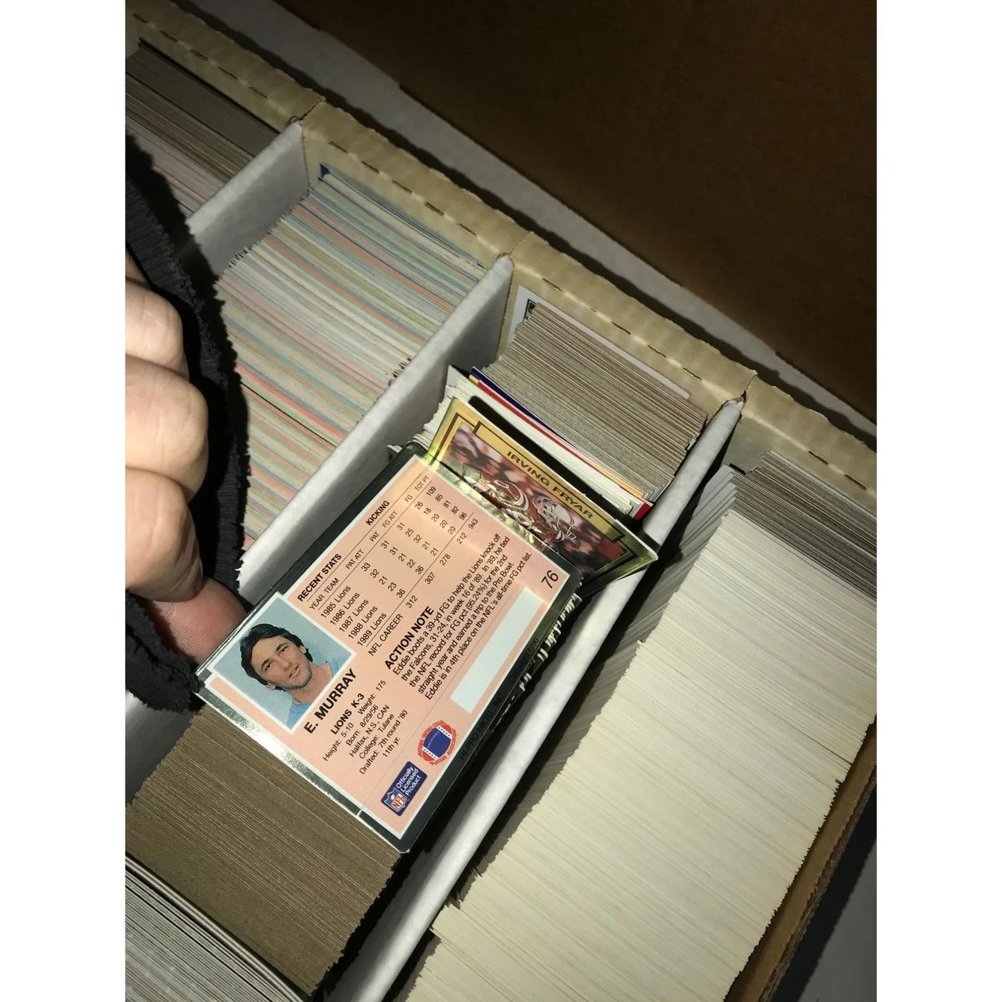 Monster Box of Baseball Cards (5000 card capacity for box) - Mostly 1980's - 90s Various Sports - Various - A+ Stuff