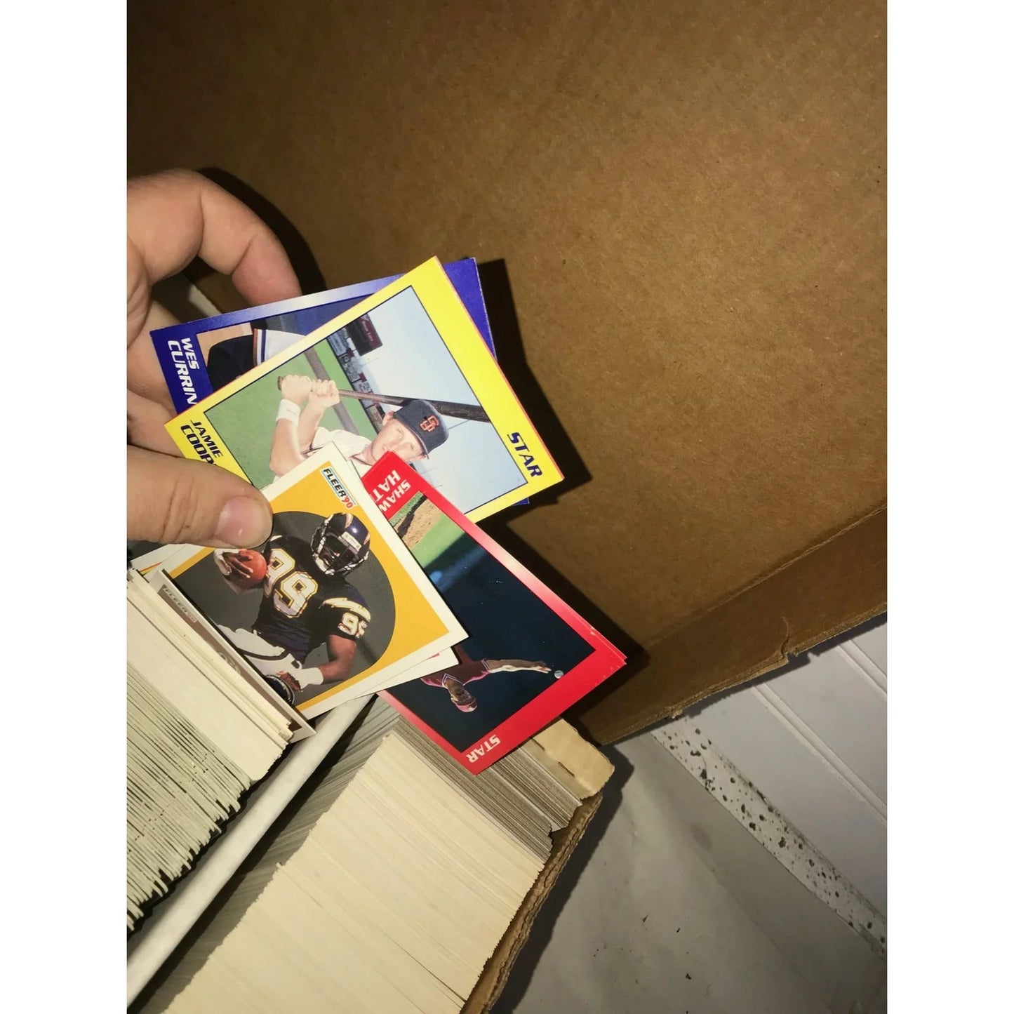 Monster Box of Baseball Cards (5000 card capacity for box) - Mostly 1980's - 90s Various Sports - Various - A+ Stuff