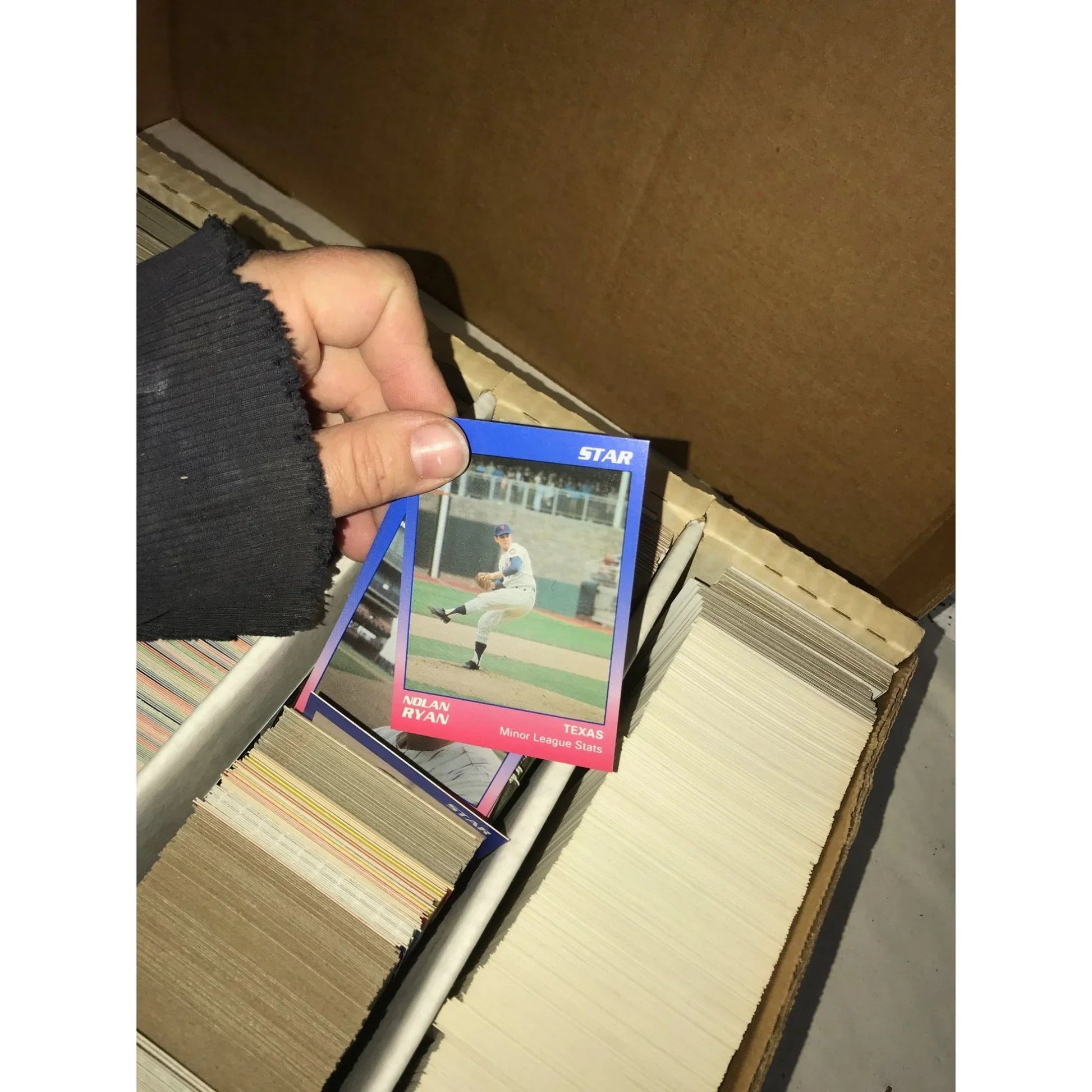 Monster Box of Baseball Cards (5000 card capacity for box) - Mostly 1980's - 90s Various Sports - Various - A+ Stuff